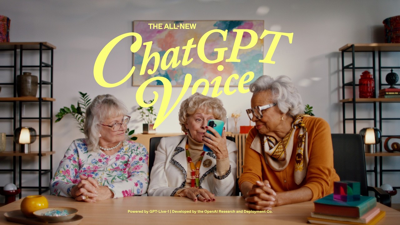 video thumbnail for 'This is the new ChatGPT Voice, powered by GPT-Live'