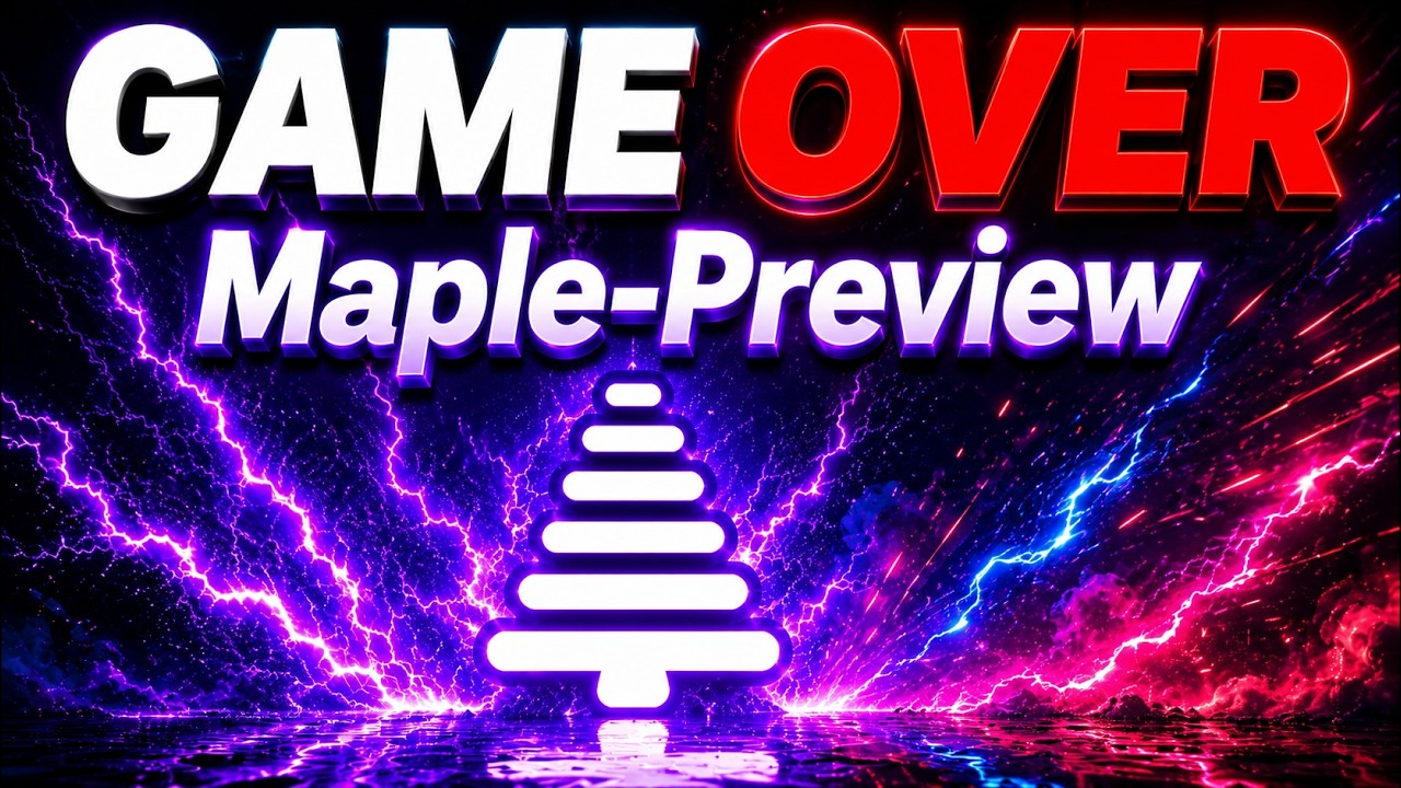 video thumbnail for 'Maple AI Runs 5x Faster Than Gemma 4'