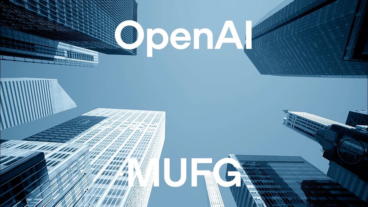 video thumbnail for 'MUFG aims to become AI-native with OpenAI'