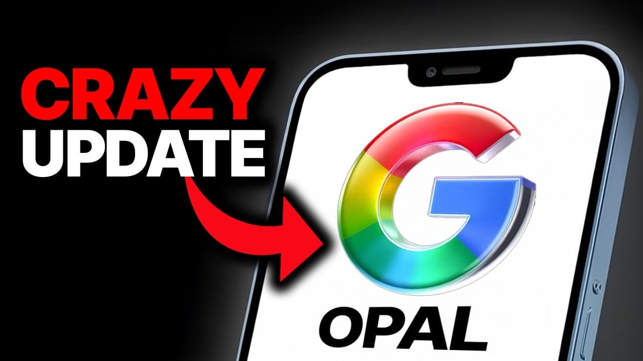 video thumbnail for 'New FREE Google Opal AI Agent Update!'