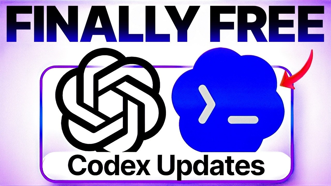 video thumbnail for 'New ChatGPT Codex Update is INSANE!'