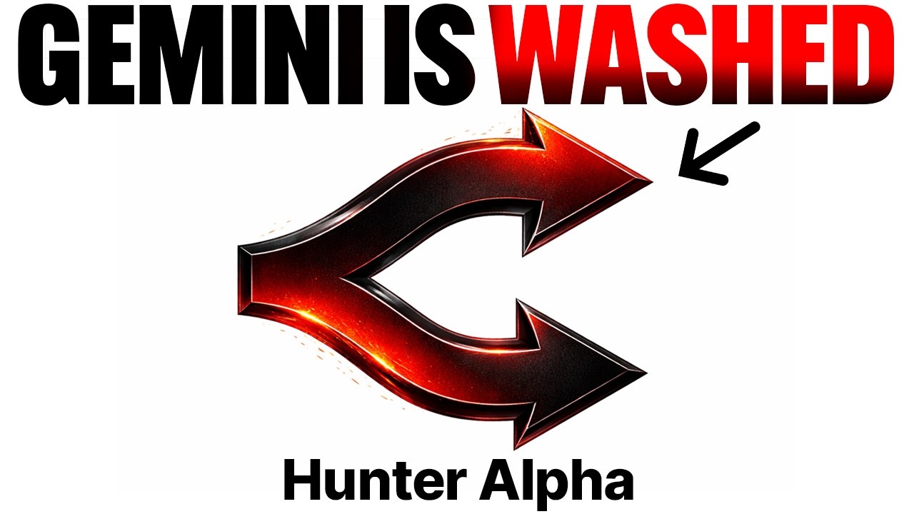 video thumbnail for 'NEW Hunter Alpha is INSANE! (FREE!) 🤯'