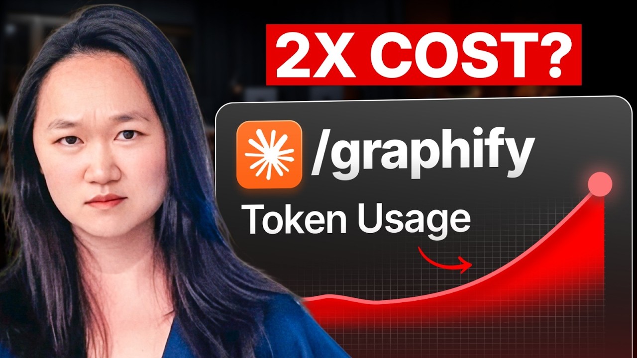 video thumbnail for 'Graphify DOUBLED My Claude Code Token Bill (4 Real Fixes)'