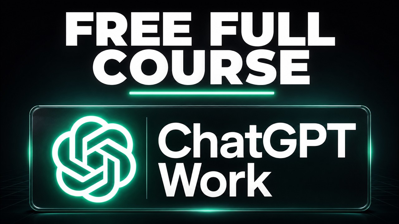 video thumbnail for 'ChatGPT Work 1 HOUR COURSE: Automate Anything!'