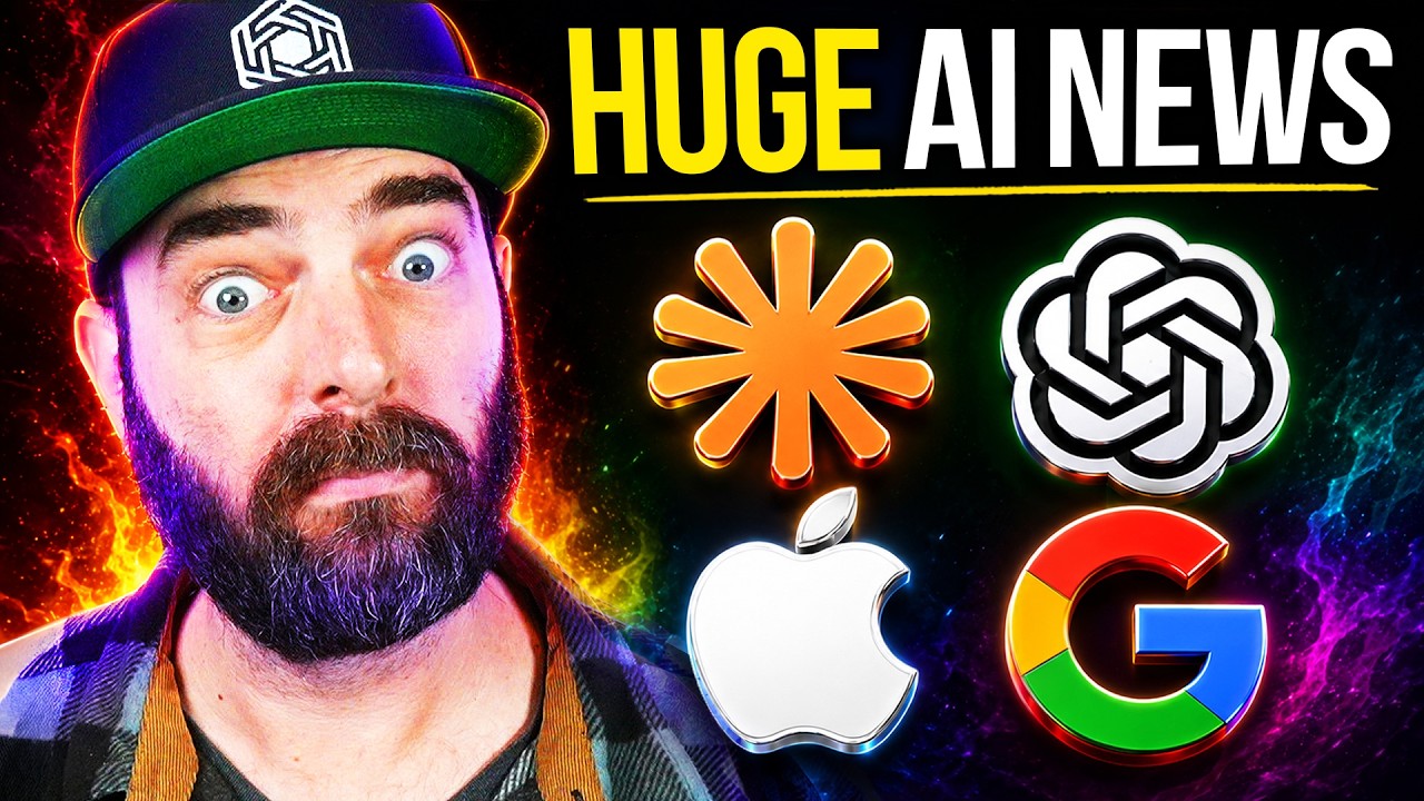video thumbnail for 'AI News: Claude's Massive Leap & Siri Gets Good!?'