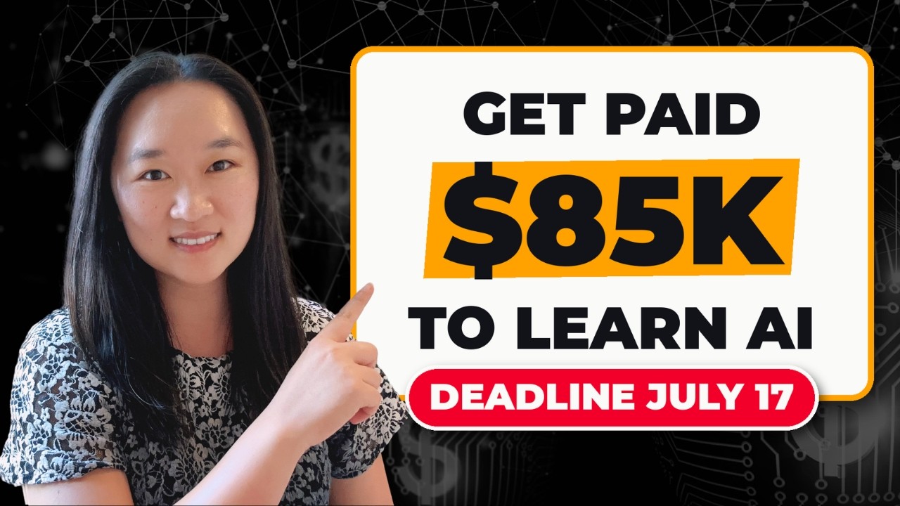 video thumbnail for 'Anthropic Will Pay You $85,000 to Learn AI (Deadline July 17)'
