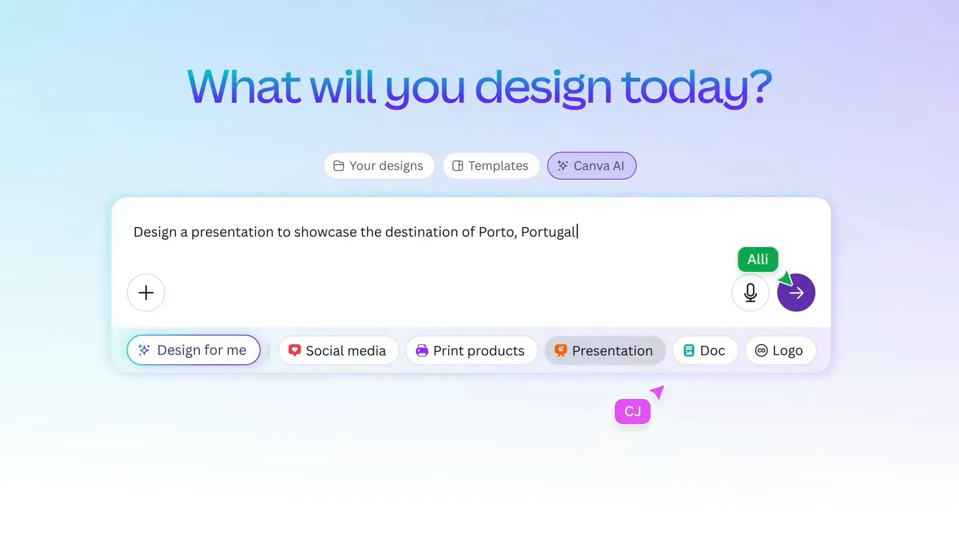 Canva AI - สร้างงานออกแบบด้วยการสนทนา