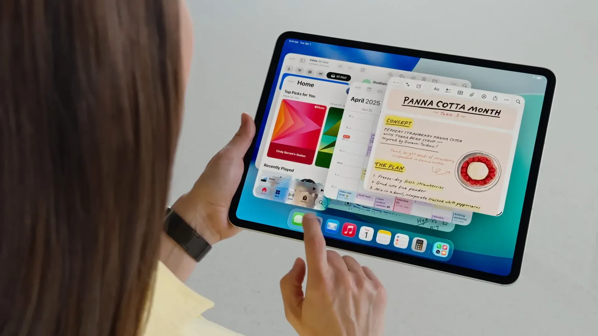 ระบบหน้าต่างใหม่บน iPadOS 26 ที่สามารถปรับขนาดและจัดเรียงได้อย่างยืดหยุ่น