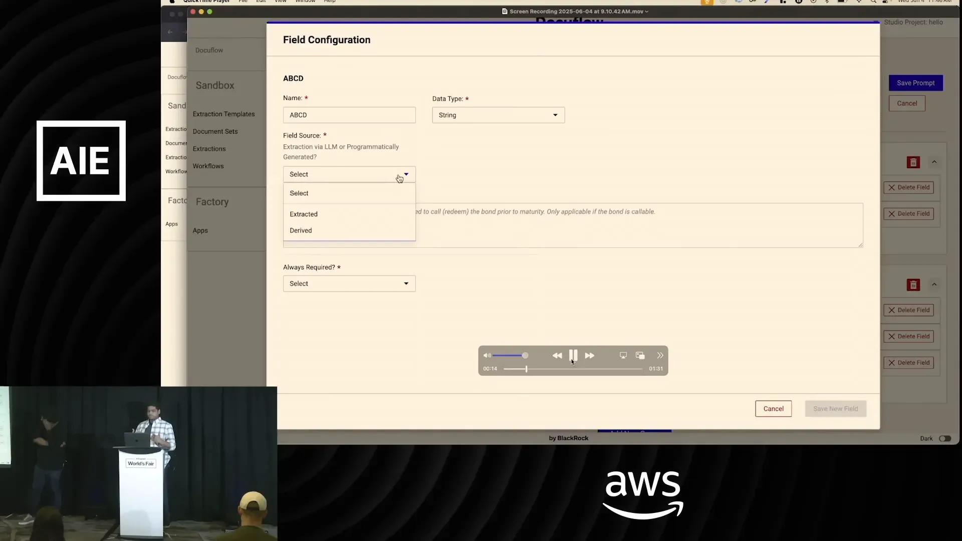 ตัวอย่าง template fields: issuer, callable, call price, call date